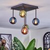 Chehalis Plafoniera, Lampada a sfera Blu, Verde, Ramato, 5-Luci