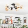 Chehalis Plafoniera, Lampada a sfera 60 cm Ambrato, Chiaro, 6-Luci