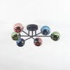 Chehalis Plafoniera, Lampada a sfera Blu, Verde, Ramato, 6-Luci