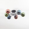 Chehalis Plafoniera, Lampada a sfera Blu, Verde, Ramato, 6-Luci