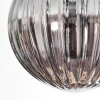 Chehalis Plafoniera, Lampada a sfera Grigio fumo, 5-Luci