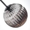 Chehalis Plafoniera, Lampada a sfera Grigio fumo, 5-Luci