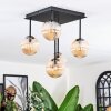 Chehalis Plafoniera, Lampada a sfera Ambrato, 5-Luci