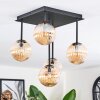 Chehalis Plafoniera, Lampada a sfera Ambrato, 5-Luci