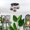 Chehalis Plafoniera, Lampada a sfera 34 cm Grigio fumo, 3-Luci