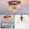 Chehalis Plafoniera, Lampada a sfera 34 cm Ambrato, Chiaro, 3-Luci