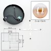 Chehalis Plafoniera, Lampada a sfera 34 cm Ambrato, Chiaro, 3-Luci