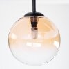Chehalis Plafoniera, Lampada a sfera 34 cm Ambrato, Chiaro, 3-Luci