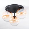 Chehalis Plafoniera, Lampada a sfera 34 cm Ambrato, Chiaro, 3-Luci