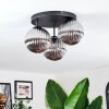 Chehalis Plafoniera, Lampada a sfera 34 cm Grigio fumo, 3-Luci