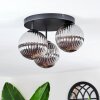 Chehalis Plafoniera, Lampada a sfera 34 cm Grigio fumo, 3-Luci