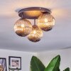 Chehalis Plafoniera, Lampada a sfera 34 cm Grigio fumo, 3-Luci