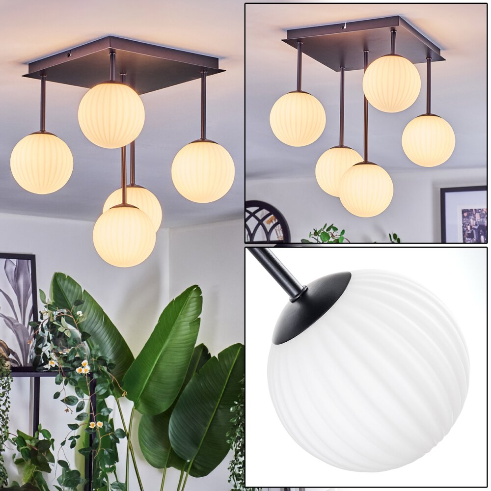 Chehalis Plafoniera, Lampada a sfera Bianco, 5-Luci main product photo