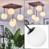 Chehalis Plafoniera, Lampada a sfera Bianco, 5-Luci