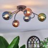 Chehalis Plafoniera, Lampada a sfera Blu, Verde, Ramato, 6-Luci