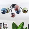 Chehalis Plafoniera, Lampada a sfera Blu, Verde, Ramato, 6-Luci