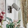 Javel Applique, Faretto da parete Cromo, Nero, 1-Luce