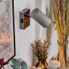 Javel Applique, Faretto da parete Cromo, Nero, 1-Luce