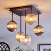 Chehalis Plafoniera, Lampada a sfera Ambrato, Chiaro, Grigio fumo, 5-Luci Chehalis Plafoniera, Lampada a sfera Ambrato, Chiaro, Grigio fumo, 5-Luci
