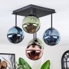 Chehalis Plafoniera, Lampada a sfera Blu, Verde, Ramato, 5-Luci