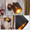 Alsen Applique, Faretto da parete Nero, 1-Luce