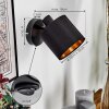 Alsen Applique, Faretto da parete Nero, 1-Luce