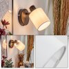 Fallhagen Applique, Faretto da parete Nero, 1-Luce