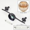 Gastor Plafoniera, Lampada a sfera Ambrato, 2-Luci
