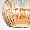 Gastor Plafoniera, Lampada a sfera Ambrato, 2-Luci