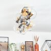 Koyoto Plafoniera, Lampada a sfera Oro, Nero, 8-Luci