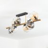 Koyoto Plafoniera, Lampada a sfera Oro, Nero, 8-Luci