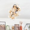 Koyoto Plafoniera, Lampada a sfera Oro, Nero, 8-Luci