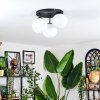 Chehalis Plafoniera, Lampada a sfera Bianco, 3-Luci