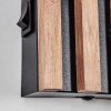 Javel Applique, Faretto da parete Cromo, Écru, Nero, 1-Luce