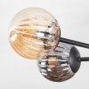 Chehalis Plafoniera, Lampada a sfera 55 cm Ambrato, Grigio fumo, 6-Luci Chehalis Plafoniera, Lampada a sfera 55 cm Ambrato, Grigio fumo, 6-Luci