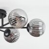 Chehalis Plafoniera, Lampada a sfera 55 cm Grigio fumo, 6-Luci