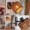 Cando Applique, Faretto da parete Nero, 1-Luce