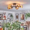 Chehalis Plafoniera, Lampada a sfera 60 cm Ambrato, 6-Luci