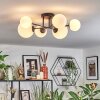 Chehalis Plafoniera, Lampada a sfera 62 cm Bianco, 6-Luci