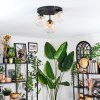 Chehalis Plafoniera, Lampada a sfera 30 cm Ambrato, Chiaro, 3-Luci