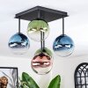 Chehalis Plafoniera, Lampada a sfera Blu, Verde, Chiaro, Ramato, 5-Luci