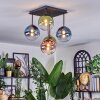 Chehalis Plafoniera, Lampada a sfera Blu, Verde, Chiaro, Ramato, 5-Luci