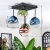 Chehalis Plafoniera, Lampada a sfera Blu, Verde, Chiaro, Ramato, 5-Luci