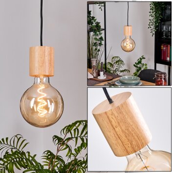 Sydan Lampadario a sospensione, Lampada a sospensione Écru, Nero, 1-Luce