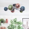 Chehalis Plafoniera, Lampada a sfera 55 cm Blu, Verde, Ramato, 6-Luci