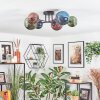 Chehalis Plafoniera, Lampada a sfera 60 cm Blu, Verde, Ramato, 6-Luci