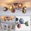 Chehalis Plafoniera, Lampada a sfera 51 cm Blu, Verde, Chiaro, Ramato, 6-Luci
