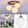 Chehalis Plafoniera, Lampada a sfera 30 cm Bianco, 3-Luci