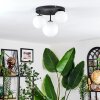 Chehalis Plafoniera, Lampada a sfera 30 cm Bianco, 3-Luci