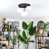 Chehalis Plafoniera, Lampada a sfera 30 cm Bianco, 3-Luci